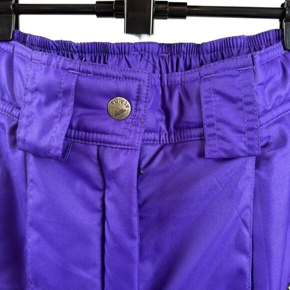 Alpine Technical Skiwear 2-Piece Retro Snowsuit – Purple Neon Colorblock - Picture 11 of 16